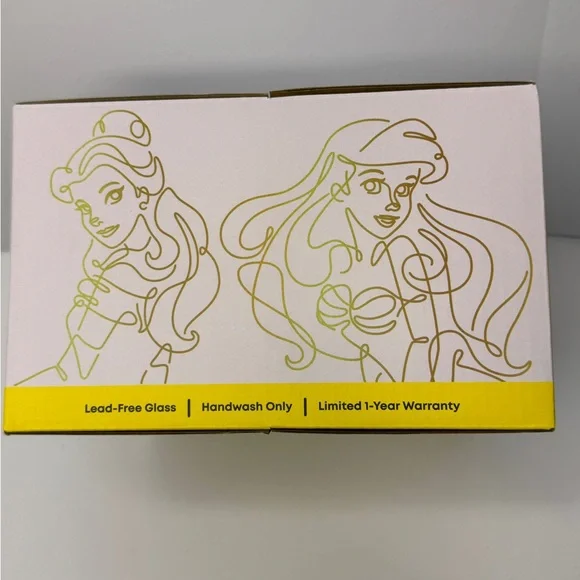 JoyJolt Disney Princess Stemless Glasses Set - Picture 8 of 8